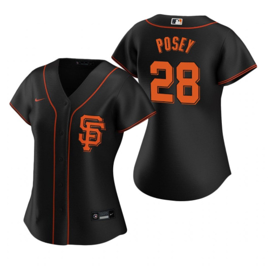 Women's San Francisco Giants ACTIVE PLAYER Custom Black Stitched Baseball Jersey